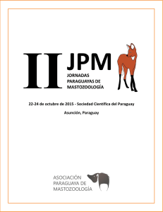 22-24 de octubre de 2015 - Sociedad Científica del Paraguay