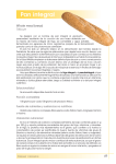 Pan integral - Fundación Española de la Nutrición