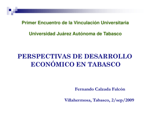 Microsoft PowerPoint - Perspectivas de Desarrollo Economico