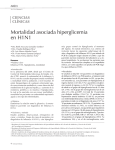 Mortalidad asociada hiperglicemia en H1N1