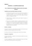 UNIDAD III GRAMÁTICA – ACCIDENTES GRAMATICALES.