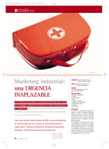 Marketing industrial: una URGENCIA INAPLAZABLE