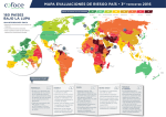 Mapa de evaluaciones de Riesgo País Tercer Trimestre 2016