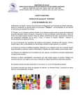 ALERTA SANITARIA PRODUCTOS ILEGALES “POPPERS” 25 DE