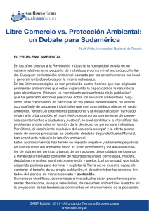 Libre Comercio vs. Protección Ambiental: un Debate para Sudamérica