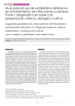 Guía para el uso de antibióticos sistémicos en el tratamiento de