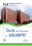 Guía de información al usuario - Hospital Universitario de Guadalajara