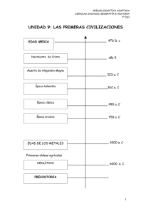 unidad 9: las primeras civilizaciones