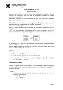 Guía de Trabajo Matemática Nro 3 - UTN FRN