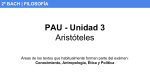 PAU - Unidad 3 Aristóteles