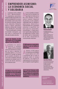 EMPRENDER ASIMISMO: LA ECONOM&Iacute;A SOCIAL Y SOLIDARIA