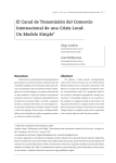 El Canal de Transmisión del Comercio Internacional de una Crisis