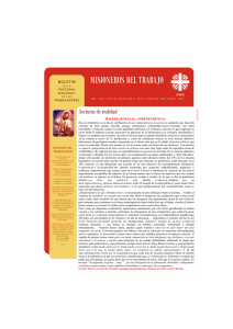 MISIONEROS DEL TRABAJO - Conferencia Episcopal de Colombia