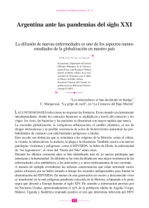 Argentina ante las pandemias del siglo XXI