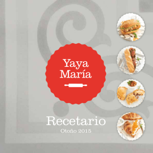 Recetario - Yaya María