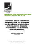 Economía social y dinámica innovadora en los sistemas territoriales
