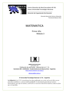 matematica - edUTecNe - Universidad Tecnológica Nacional