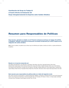 Resumen para Responsables de Políticas