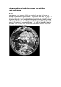 Interpretación de las imágenes de los satélites meteorológicos