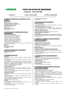 FICHA DE DATOS DE SEGURIDAD