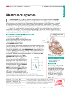 folleto de electrocardiograma