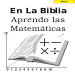 En la Biblia Aprendo Las Matemáticas