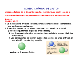 modelo atómico de dalton - HIBIO-GEO