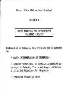 volumen v indice tematico por descriptores (palabras - clave