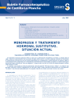 Menopausia y tratamiento hormonal sustitutivo. Situación actual