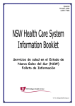 NSW Health Care System Information Booklet (Spanish)