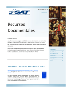 Boletín de Recursos Documentales, No. 5, 2016