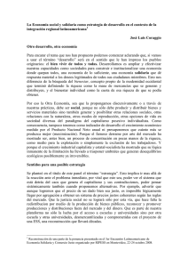 Economía Social y Solidaria. América Latina