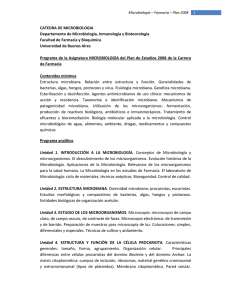 Programa - Facultad de Farmacia y Bioquímica