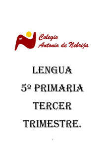LENGUA 5º PRIMARIA TERCER Trimestre.