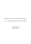 Fundamentos físicos de los procesos biológicos Vol. 3