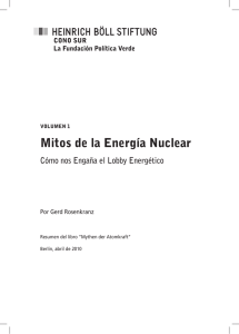 Mitos de la Energía Nuclear