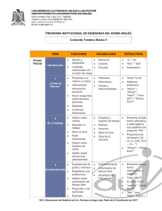 PROGRAMA INSTITUCIONAL DE ENSE&Ntilde;ANZA DEL IDIOMA