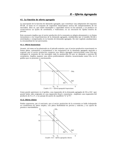 X – Oferta Agregada