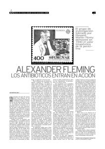 17 b. Alexander Fleming: los antibióticos entran en acción.