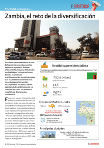 Zambia, el reto de la diversificación