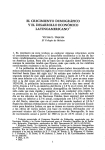 el crecimiento demogr&aacute;fico y el desarrollo econ&oacute;mico latinoamericano
