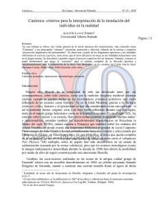 Canónica: criterios para la interpretación de la
