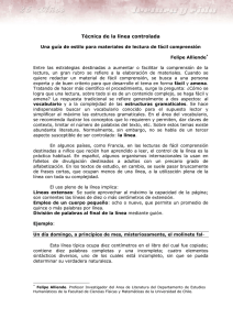 Técnica de la línea controlada