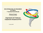 Organización del Tratado de Cooperación Amazónica-OTCA