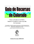 Guia de Recursos de Colorado - Colorado Families For Hands