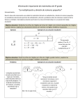 La multiplicación y división de números pequeños