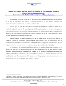 Nuevos Impuestos a Telecom: Efectos en Contexto de - THE-CIU