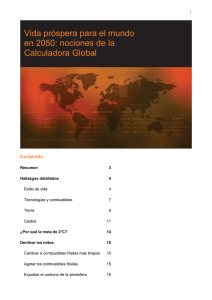 Vida próspera para el mundo en 2050