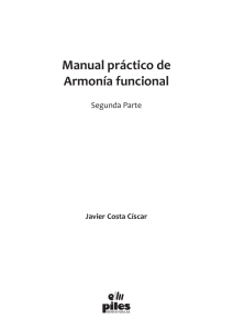 Manual práctico de Armonía funcional