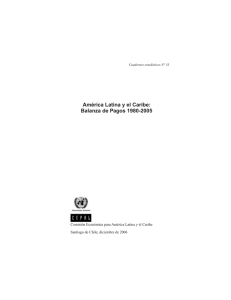 América Latina y el Caribe: Balanza de Pagos 1980-2005